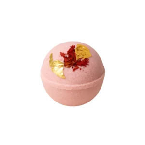 Gold leaf and rose bathbomb webstore